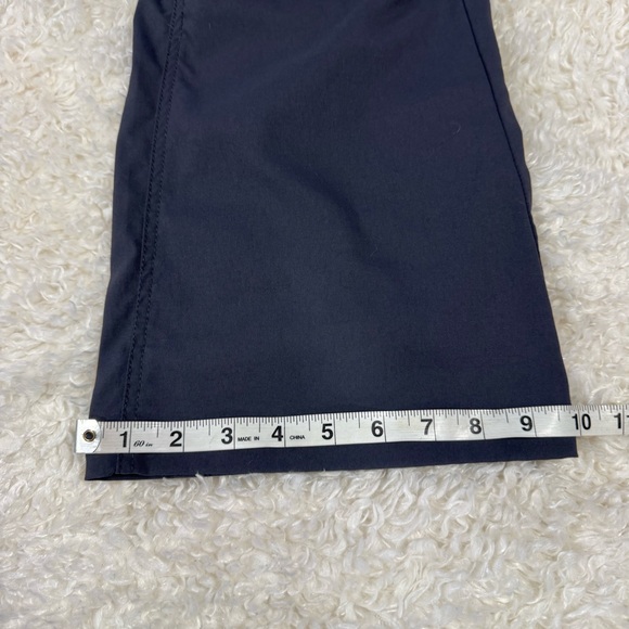 prAna Halle Pant Gray Stretch Zion Nylon Roll Up Hiking Trouser Size 12 - Picture 8 of 13